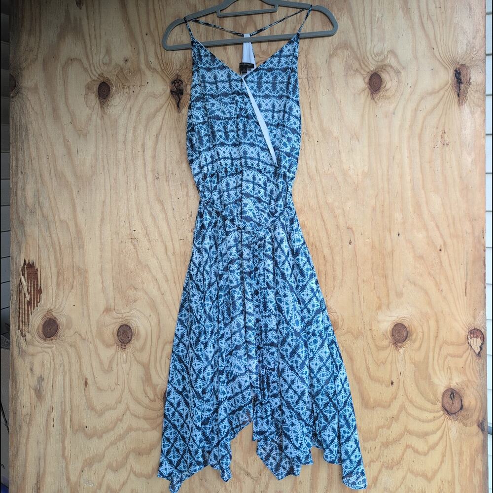 Banana Republic Hankie Hem Fairy Floaty Midi Dress Women's Medium